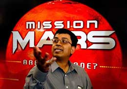 NASA's planetary geologist Dr. Amitabha Ghosh speaks on the Mars Odyssey Mission that is orbiting Mars and about working with mission operations for the Mars Exploration Rovers