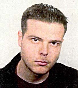 An undated file photo of Mijailo Mijailovic, the man being held for the murder of Swedish Foreign Minister Anna Lindh, who confessed to the murder on Wednesday