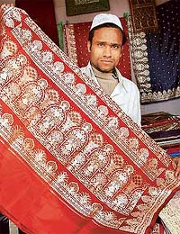 Rural artisans like Matlubul Haq from Benaras elicited a good response for their wares at the Gram Shree Mela in Panchkula