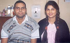 David. R. Lal along with his sister, who donated him her kidney, recovering at the CMCH on Tuesday. 