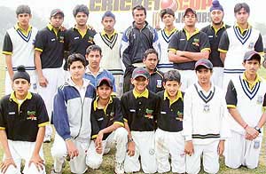 St John�s High School, Sector 26, boys who won the ESPN Cricket Tournament played in Chandigarh