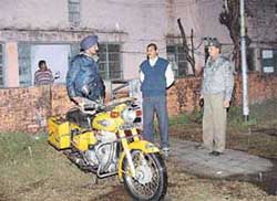 Following the escape of three accused in the Beant Singh assassination case from Burail Jail, the police was deployed at the house of Mr Balwinder Singh, a key witness in the case, on Thursday evening.