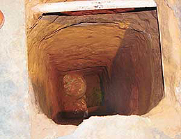 The tunnel through which the accused escaped from Burail Jail on Thursday.