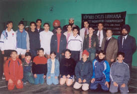 The shuttlers who secured top positions in the Hibird Cycles District Badminton Championship which concluded