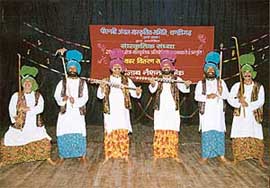 A cultural programme organised by Punjab National Bank in Tagore Theatre, Chandigarh