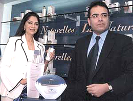 Simmi Garewal at the launch of Les Naturelles skin care boutique in the Capital on Wednesday.