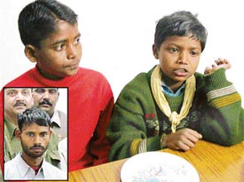 Raja Ram and Pintu, who were instrumental in the arrest of Naresh Das