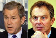 George W. Bush and Tony Blair
