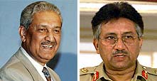A.Q. Khan and Gen Pervez Musharraf