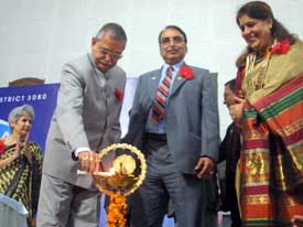 The Minister of State for Home Affairs, Mr I.D. Swami, inaugurates the Rotary conference in Mohali