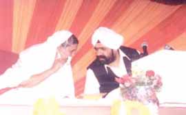 Sharing the message of human unity.