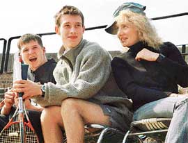 Many of the foreign players participating in the ITF Junior Tennis Tournament going on at the CLTA, Sector 10, Chandigarh, are accompanied by their parents.