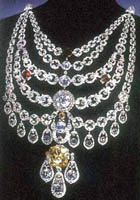 An exquisite 'Patiala Necklace' from the House of Cartier.