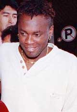 This undated file photo shows former Colombian soccer player Albeiro Usuriaga, who was killed on Wednesday