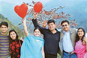 Valentine�s Day revellers from Chandigarh move to the hills to avoid nosey cops and look for perfect solitude and bliss