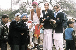 Students of GHPS, Vasant Vihar donated more than seven tonnes of warm clothes and toys to the poor sections at Nangla Machchi