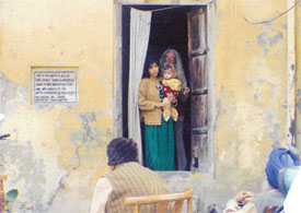 The ancestral house of martyr Sukhdev Thapar in a dilapidated condition at Nau Ghara Mohalla