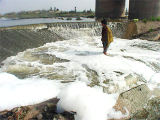 Polluted, and visible! 