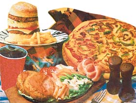 Avoiding junk food can help check anxiety