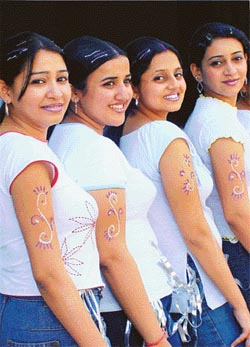 Participants of Cresendo, a cultural show organised at Gujranwala Guru Nanak Institute of Management and Technology