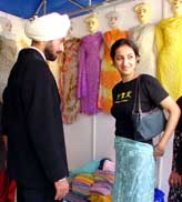 A Sikh couple at Made in Pakistan Exhibition in the Capital on Wednesday.