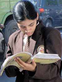 Last-minute mugging seems to be the plan of action for many students who sat for their class X exam in the Capital on Wednesday. 