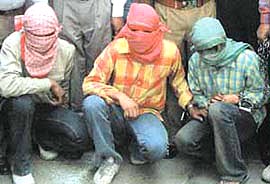 The members of the carjacker gang.