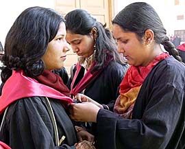 Annual convocation in Gandhi Memorial National College, Ambala Cantt
