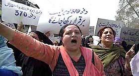 A demonstration against the Bill