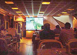 Restaurants and pubs in the city witnessed good sale after they jumped on to the cricket bandwagon by showing the Indo-Pak matches on big screens.