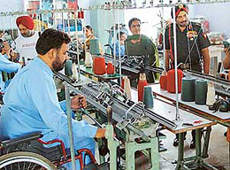 GOC-in-C, Western Command, Lieut-Gen J.J. Singh, at the Paraplegic Rehabilitation Centre, Phase VI, Mohali