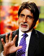 Amitabh Bachchan, 61-year-old megastar, who said on Tuesday he was open to offers from Hollywood