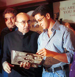 Bollywood star Hrithik Roshan after releasing "India's first-ever authentic book on acting"