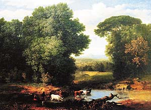 �A Bit of the Roman Aqueduct� by George Inness. 1852