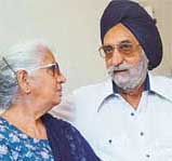 Mrs Swaran Kaur and Raghbir Singh 