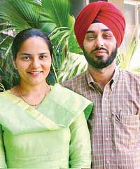 Harkiran Singh and Nirmaljit Kaur Kahlon