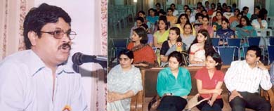 Dr U.C. Pandey speaks at a national seminar at GNIMT, Ludhiana