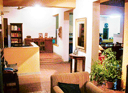 The house of Ajay Johl has rustic ambience with all modern amenities.
