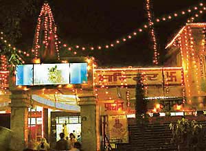 Pracheen Hanuman Mandir, Sector 32, Chandigarh, decked up to mark Ram Navami