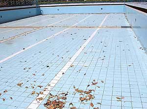 Swimming pools in various clubs and other places being spruced up before being thrown open to the public