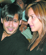 Vivek Oberoi and Esha Deol at a press conference