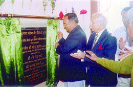 Mr Mahindra Kumar, Deputy Commissioner, Jhajjar, inaugurating the orphanage.