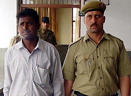 Constable Mukesh Kumar who has been awarded rigorous imprisonment for 10 years