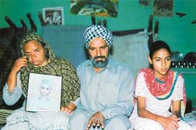 The parents and sister of Jagroop Singh, a student who died due to corporal punishment inflicted by his school teacher