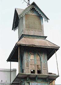 Old clock tower of Ambala Sadar. 