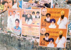 New posters of the Shiromani Akali Dal prominently featuring late SGPC president 