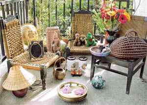 A preview of items to be put on sale at Lajpat Rai Bhavan in Sector 15, Chandigarh. 