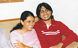 Film couple Sameer Guglani and Nandini Hirianniah after their docu-drama got selected for New York International Film and Video Festival -2004.