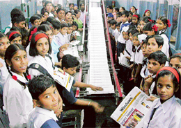 Students of Kendriya Vidyalaya, Dappar, near Dera Bassi, visited The Tribune office in Sector 29, Chandigarh, on Thursday.