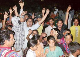 Sector 32 residents protest against the UT Administration for not repairing the dividing road of Sectors 31 and 32 in Chandigarh four accidents happened on the road